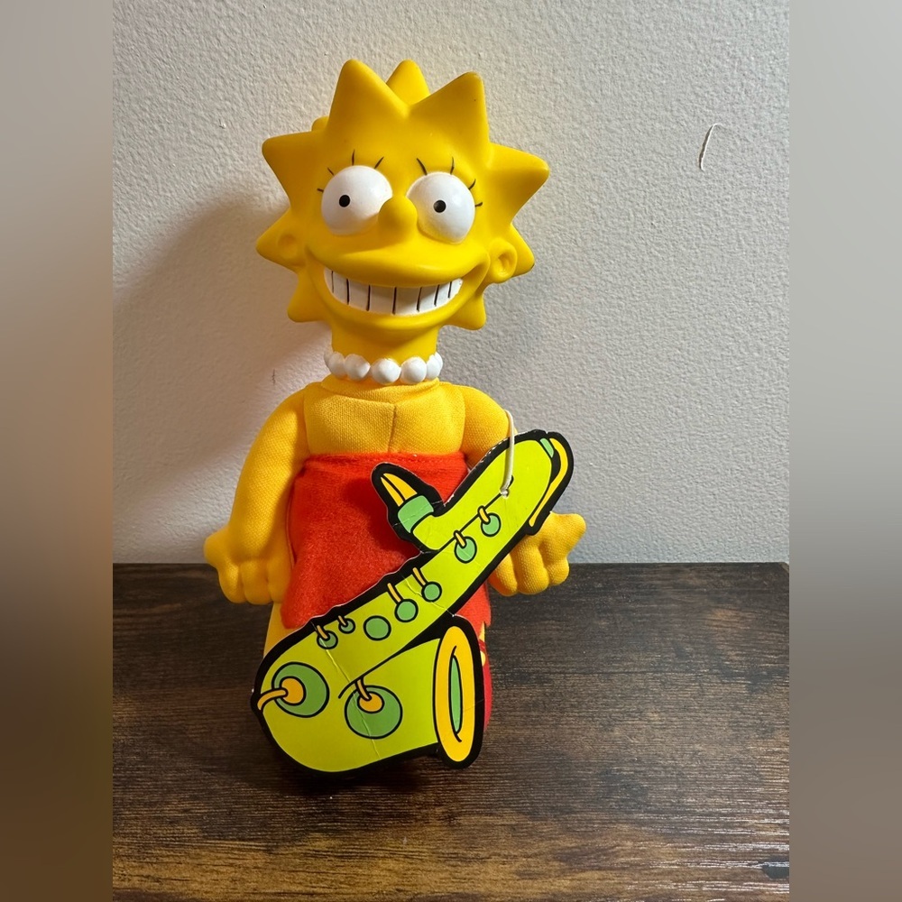 1990 Lisa Simpson Collectible Doll from Burger King 8.5" Vintage The Simpsons‎